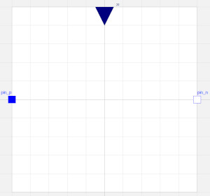 Variable resistor model with all connectors (Electrical pins and input signal)